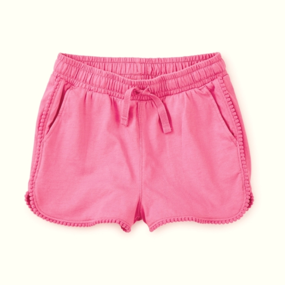 Tea Collection Pom-Pom Shorts / Color: Carousel Pink / Size: 12